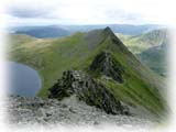 ここ(Striding Edge)を歩いたよ
