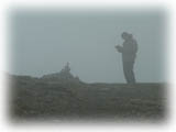 上はhill fogのため視界悪し